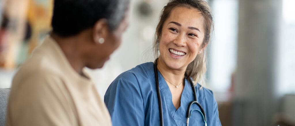 Healthcare Professional smiling