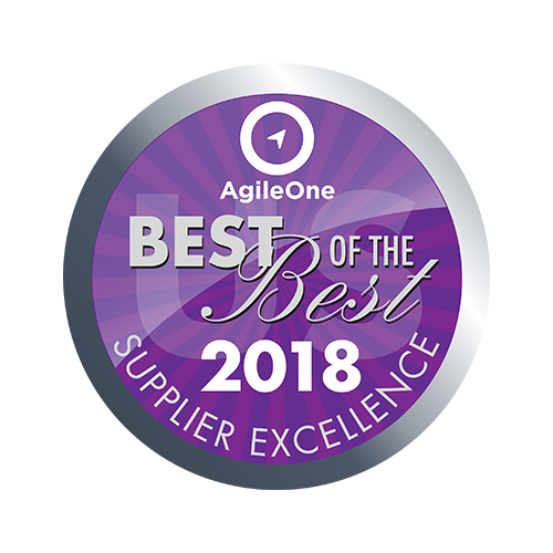 AgileOne's Platinum Award for Supplier Excellence - 2018