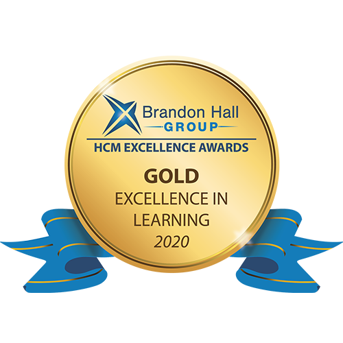 Brandon Hall Group Gold Award for Excellence in Learning 2020