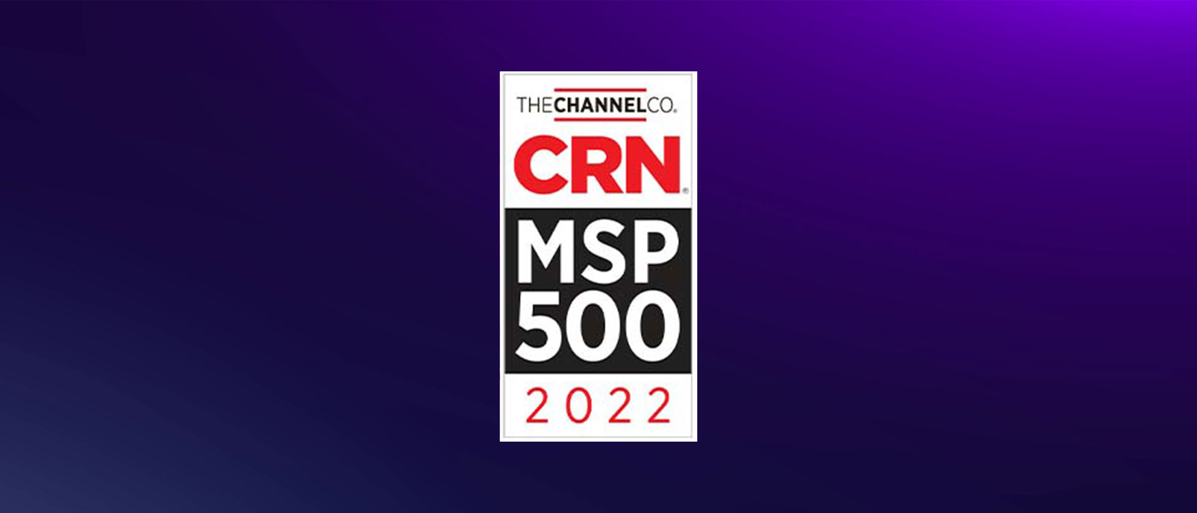 CRN MSP 500 2022 Award