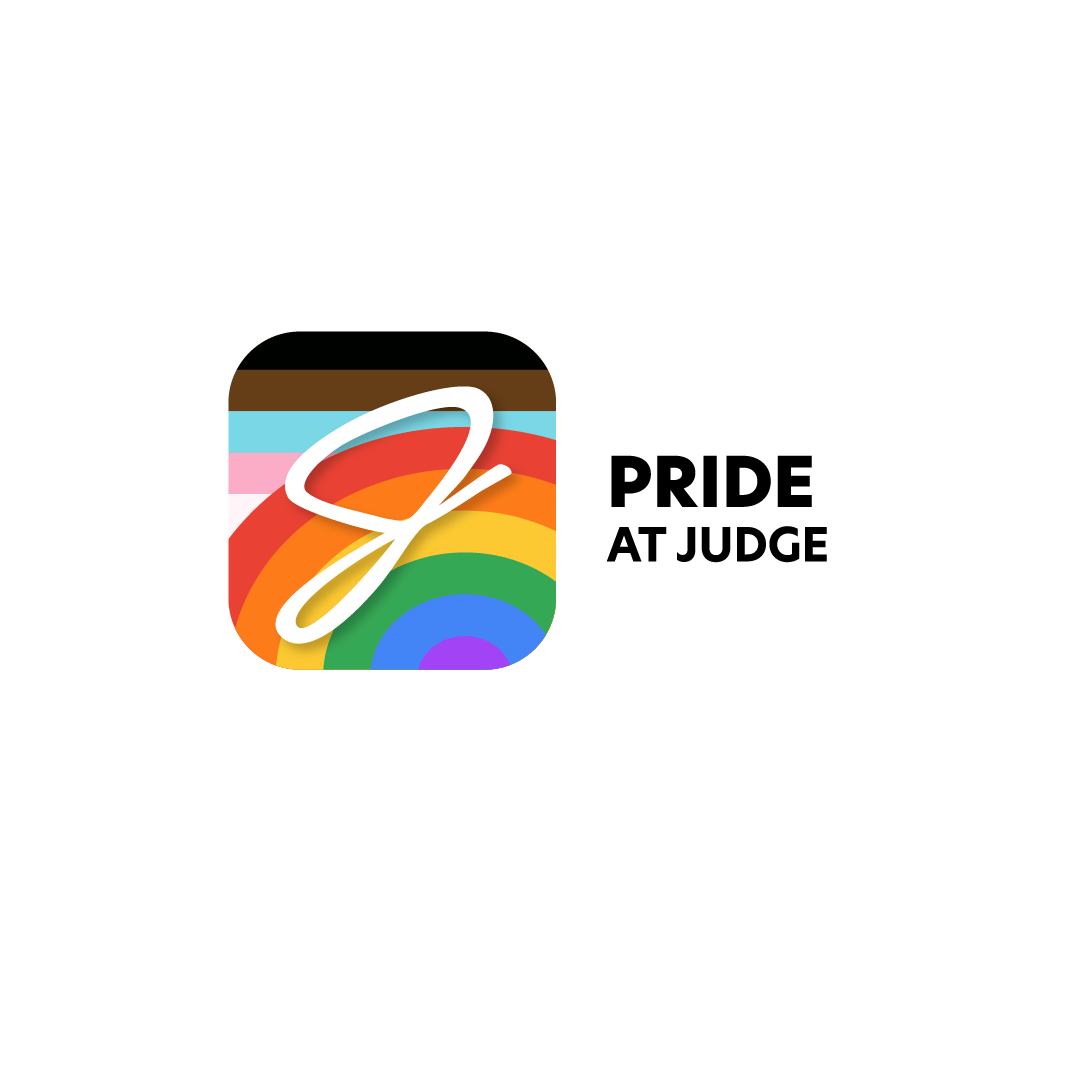 Pride at Judge - Judge Employee Resource Group Logo