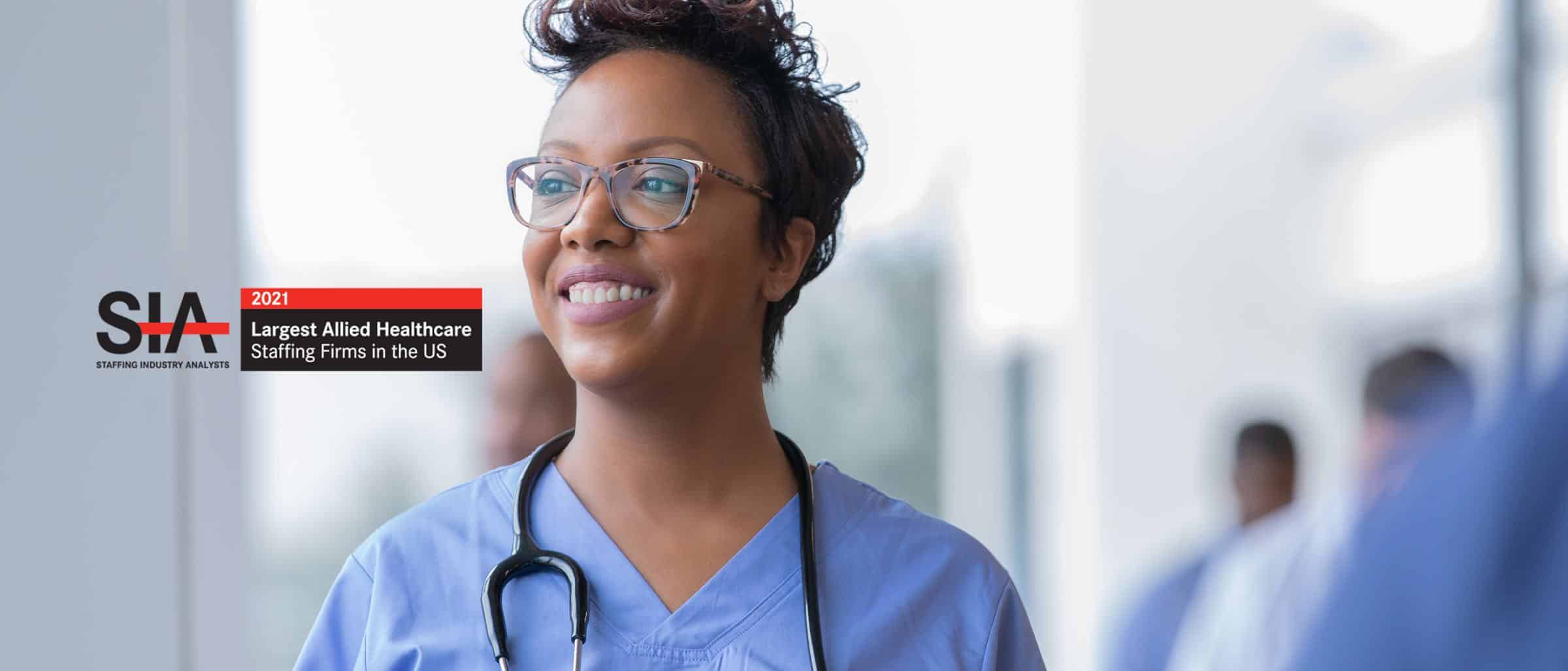 Female Medical Professional with SIA Award