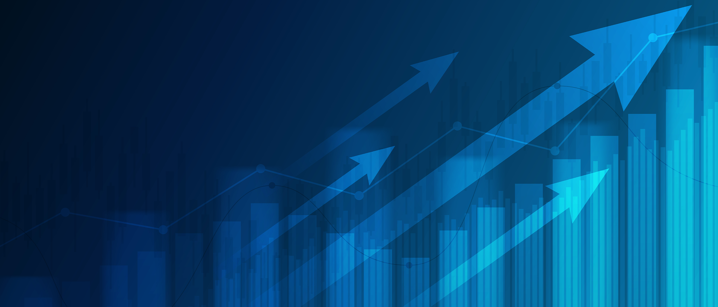 Blue arrows pointed upwards