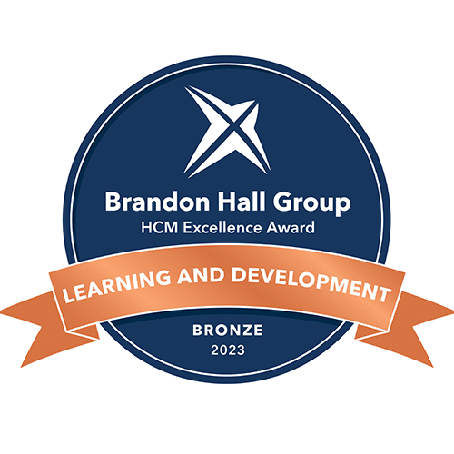 Bronze Award for Learning and Development