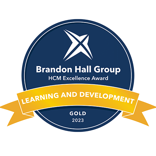 Brandon Hall Gold Learning and Development 2023 Award