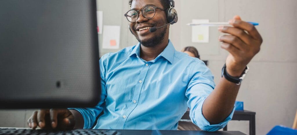 Onboarding Support Specialist on Video Call