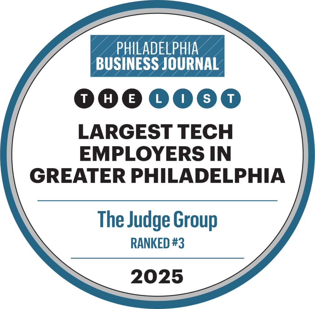 Badge for the Philadelphia Business Journal's largest tech employers in Greater Philadelphia 2025