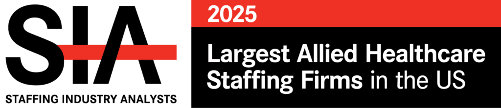 Badge for The Judge Group being named to the 2025 SIA Largest Allied Healthcare Staffing Firms in the US list