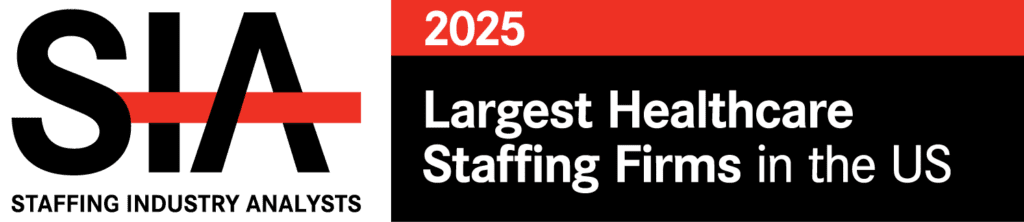 Badge for The Judge Group being named to the 2025 SIA Largest Healthcare Staffing Firms in the US list