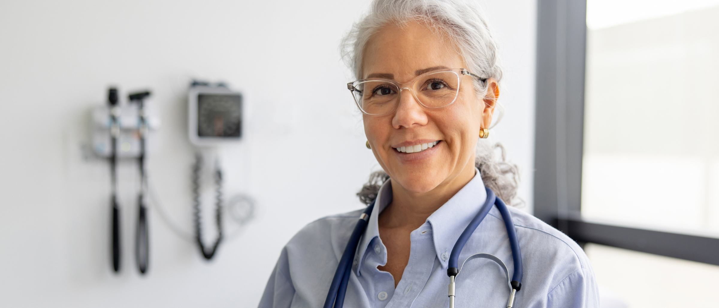 Nurse practitioner in an exam room
