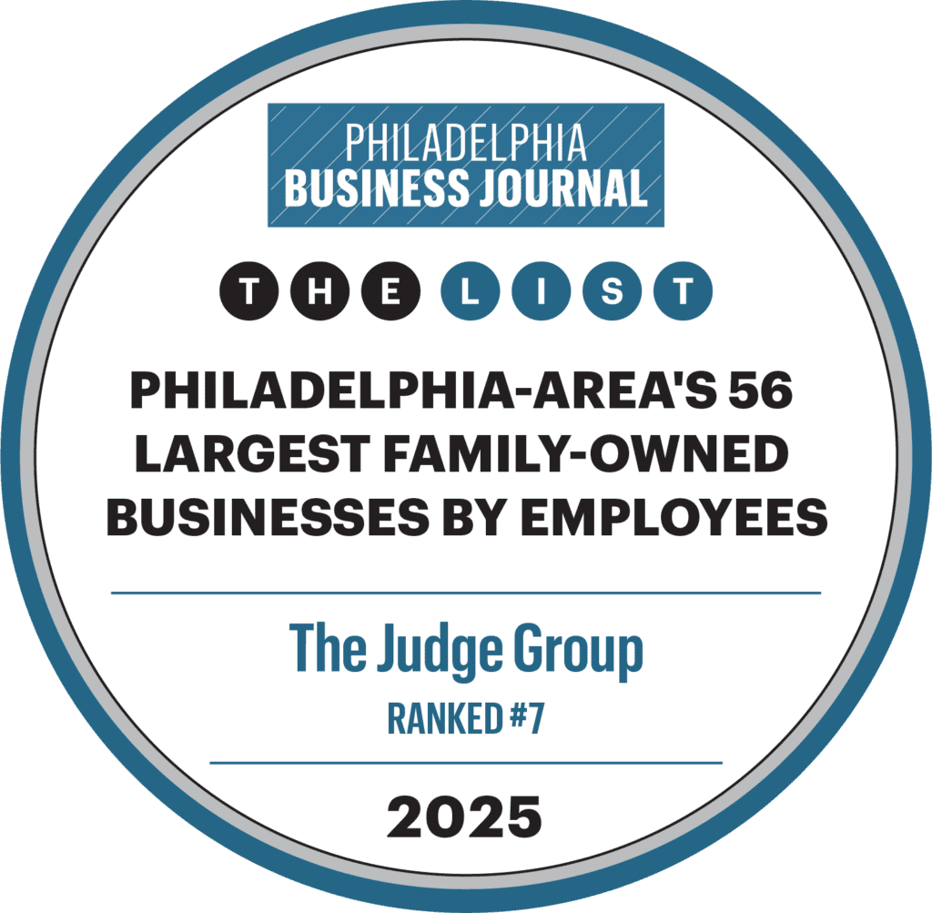 Award badge for Philadelphia Business Journal's 2026 Largest Family-Owned Businesses by Employee