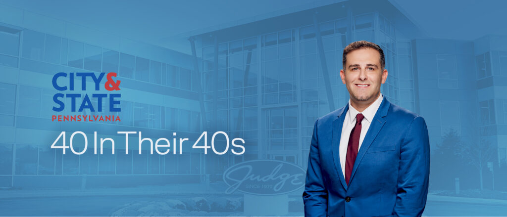 Judge Consulting Group President and CTO John Battaglia Named to City & State PA’s 2026 40 in Their 40s List
