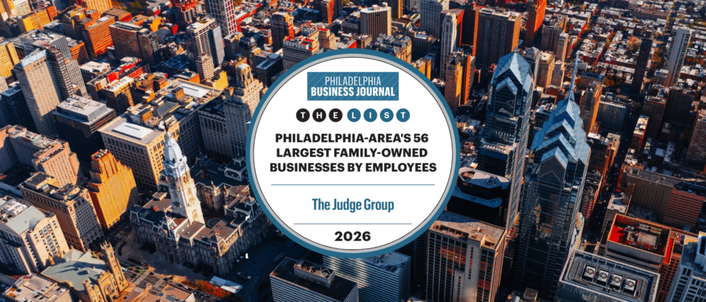 Badge for Judge being named to PBJ's Largest Family-Owned Businesses in Greater Philadelphia 2026